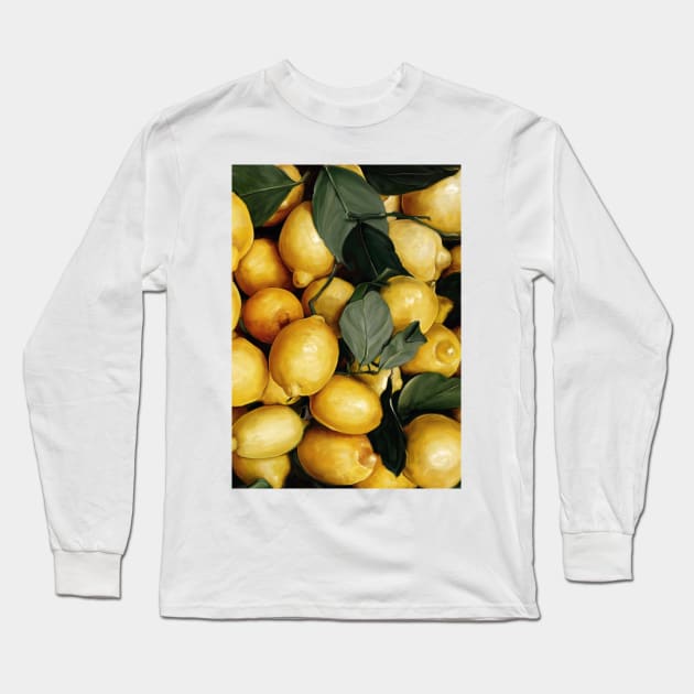 Lemons Long Sleeve T-Shirt by dmitryb1